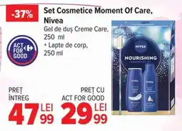 Carrefour Set Cosmetice Moment Of Care, Nivea Ofertă