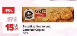 Carrefour Biscuiți sprițați cu unt Carrefour Original Ofertă