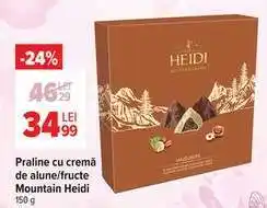 Praline cu cremă de alune/fructe Mountain Heidi