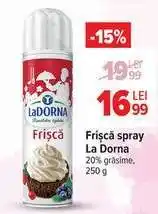 Carrefour Frișcă spray La Dorna Ofertă