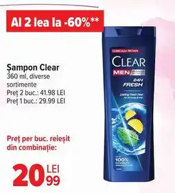 Carrefour Șampon Clear Ofertă
