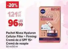 Carrefour Pachet Nivea Hyaluron Cellular Filler + Firming Ofertă