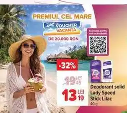 Carrefour Deodorant solid Lady Speed Stick Lilac Ofertă