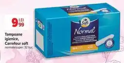 Carrefour Tampoane igienice, Carrefour soft Ofertă
