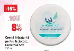 Carrefour Cremă hidratantă pentru față & corp Carrefour Soft Ofertă