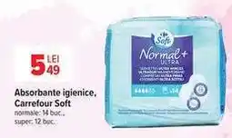 Carrefour Absorbante igienice, Carrefour Soft Ofertă