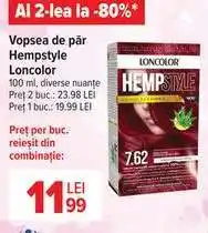 Carrefour Vopsea de păr Hempstyle Loncolor Ofertă