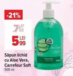 Carrefour Săpun lichid cu Aloe Vera, Carrefour Soft Ofertă