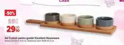 Carrefour Set 5 piese pentru gustări Excellent Houseware Ofertă