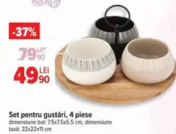 Carrefour Set pentru gustări, 4 piese Ofertă