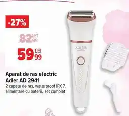 Carrefour Aparat de ras electric Adler AD 2941 Ofertă