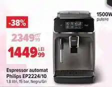 Carrefour Espressor automat Philips EP2224/10 Ofertă