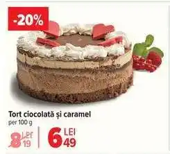 Carrefour Tort ciocolată și caramel Ofertă