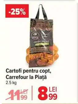 Carrefour Cartofi pentru copt, Carrefour La Piață Ofertă