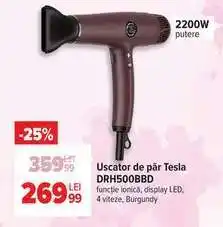 Carrefour Uscător de păr Tesla DRH500BBD Ofertă