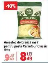 Carrefour Amestec de brânză rasă pentru paste Carrefour Classic Ofertă