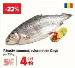 Carrefour Păstrăv somonat, eviscerat, De Oasa Ofertă