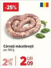 Carrefour Cârnați măcelărești Ofertă
