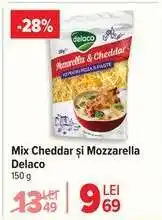 Carrefour Mix Cheddar și Mozzarella Delaco Ofertă