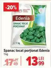 Carrefour Spanac tocat porționat Edenia Ofertă