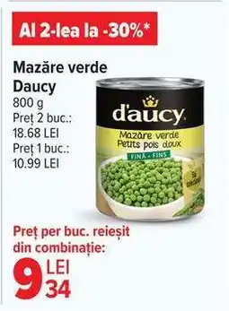 Carrefour Mazăre verde D’AUCY Ofertă