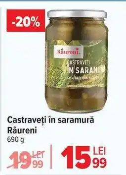 Carrefour Castraveți în saramură Râureni Ofertă