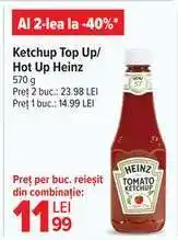 Carrefour Ketchup Top Up/Hot Up Heinz Ofertă