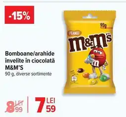Carrefour Bomboane/arahide învelite în ciocolată M&M’S Ofertă