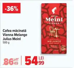 Carrefour Cafea măcinată Vienna Melange Julius Meinl Ofertă