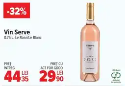 Carrefour Vin Serve Ofertă