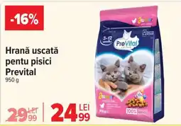 Carrefour Hrană uscată pentru pisici Prevital Ofertă