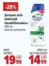 Carrefour Șampon anti-mătreață Head&Shoulders Ofertă