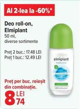 Carrefour Deo roll-on, Elmiplant Ofertă