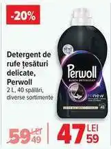 Carrefour Detergent de rufe țesături delicate, Perwoll Ofertă