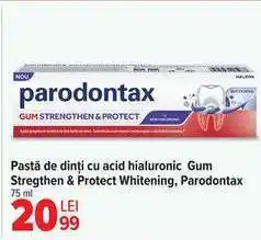 Carrefour Parodontax Gum Strengthen&Protect Whitening Ofertă