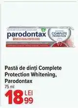 Carrefour Pastă de dinți Complete Protection Whitening, Parodontax Ofertă