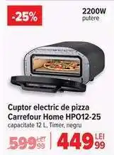 Carrefour Cuptor electric de pizza Carrefour Home HPO12-25 Ofertă