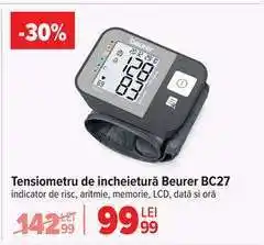 Carrefour Tensiometru de încheietură Beurer BC27 Ofertă