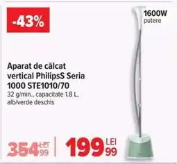 Carrefour Aparat de călcat vertical Philips Seria 1000 STE1010/70 Ofertă