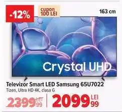 Carrefour Televizor Smart LED Samsung 65U7022 Ofertă