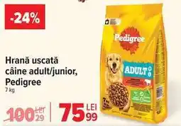 Carrefour Hrană uscată câine adult/junior, Pedigree Ofertă