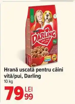 Carrefour Hrană uscată pentru câini vită/pui, Darling Ofertă