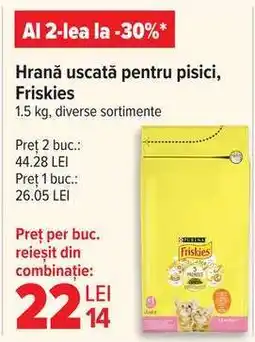 Carrefour Hrană uscată pentru pisici Friskies Ofertă