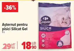 Carrefour Așternut pentru pisici Silicat Gel 5L Ofertă
