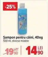 Carrefour Șampon pentru câini, 4Dog Ofertă