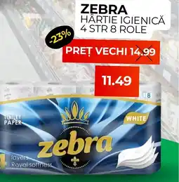 Simos Zebra hârtie igienică Ofertă