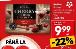 PROFI Praline Roshen cu lichior de cireșe & ciocolată neagră Ofertă