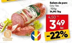PROFI Salam de porc Cris-Tim Ofertă