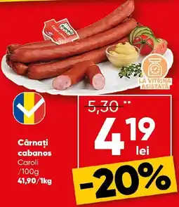 PROFI Cârnaţi cabanos Caroli Ofertă