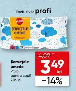 PROFI Şerveţele umede Proxi Ofertă